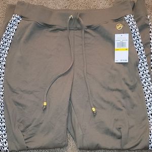 New womens michael kors logo sweatpants size M